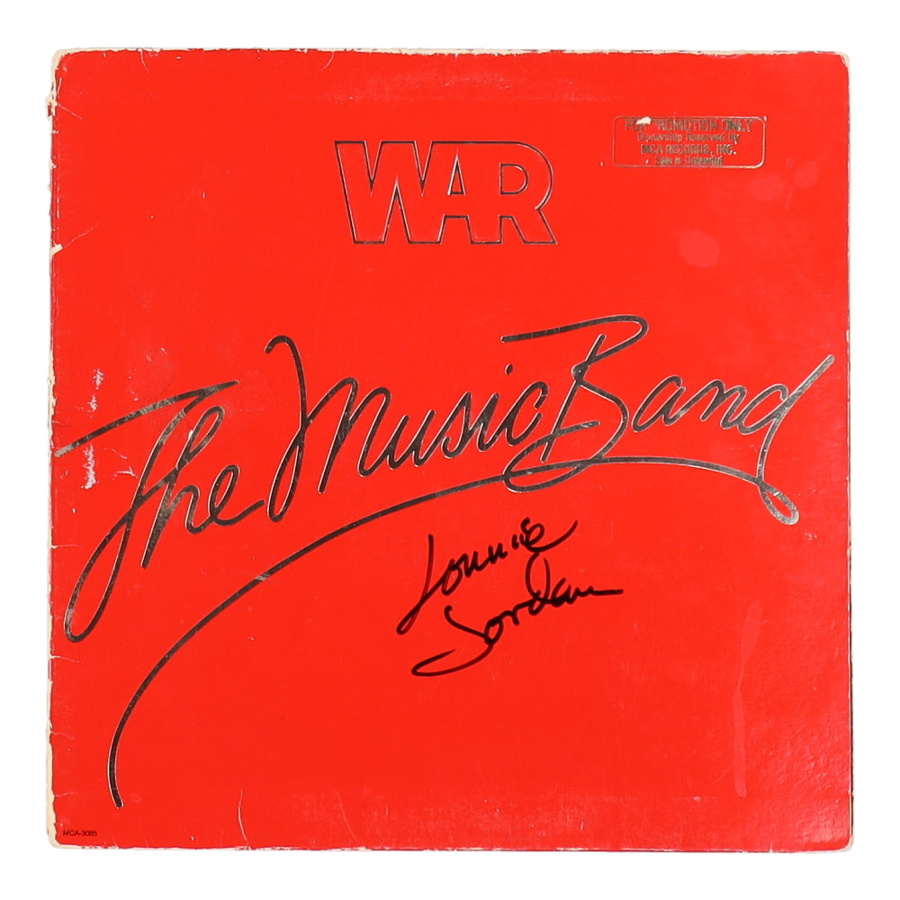 Lonnie Jordan Signed (Beckett) "War: The Music Band" Vinyl Record Album Cover