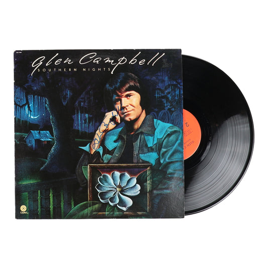 Glen Campbell Signed (Beckett) "Southern Nights" Vinyl Record Album