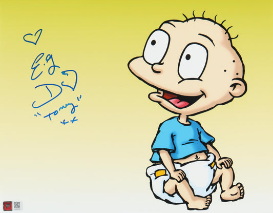 E.G. Daily Signed "Rugrats" 11x14 Photo Inscribed "XX" & "'Tommy'" with Hand Drawn Heart (PA) - Voice of Tommy Pickles