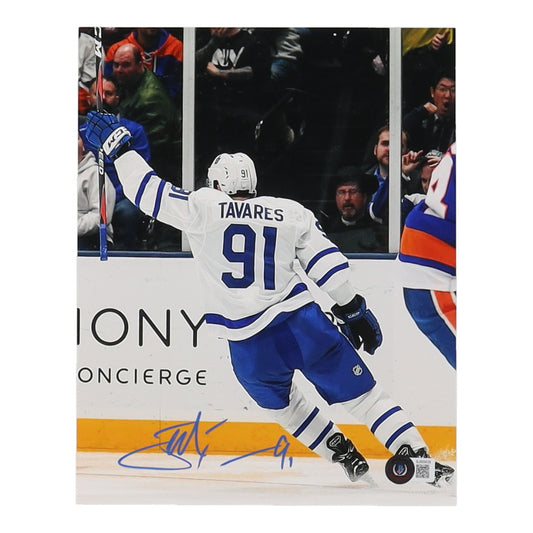 John Tavares Signed Maple Leafs 8x10 Photo (Beckett)