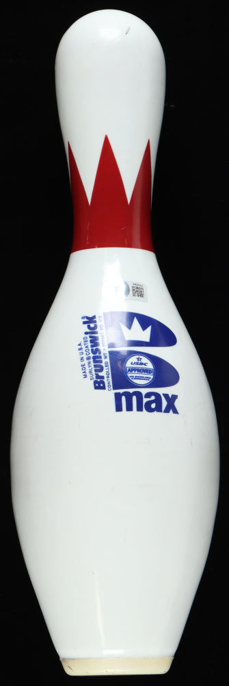 Pete Weber Signed (Beckett) Bowling Pin Inscribed "Who do you think you are I AM!!" - Beckett Witnessed