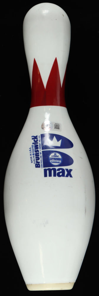 Pete Weber Signed (Beckett) Bowling Pin Inscribed "Who do you think you are I AM!!" - Beckett Witnessed