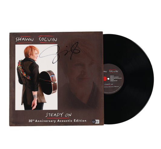 Shawn Colvin Signed (Beckett) "Steady On" Vinyl Record Album
