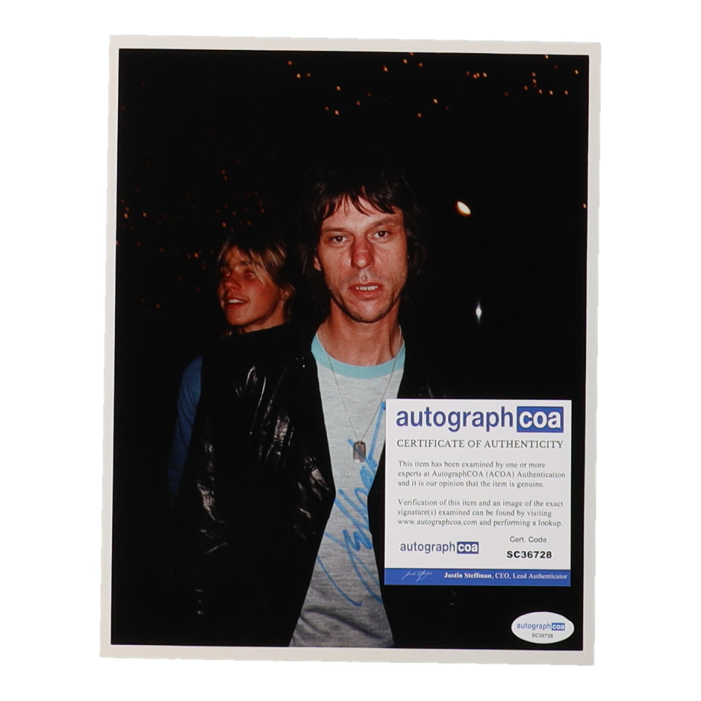 Jeff Beck Signed 8x10 Photo (ACOA)