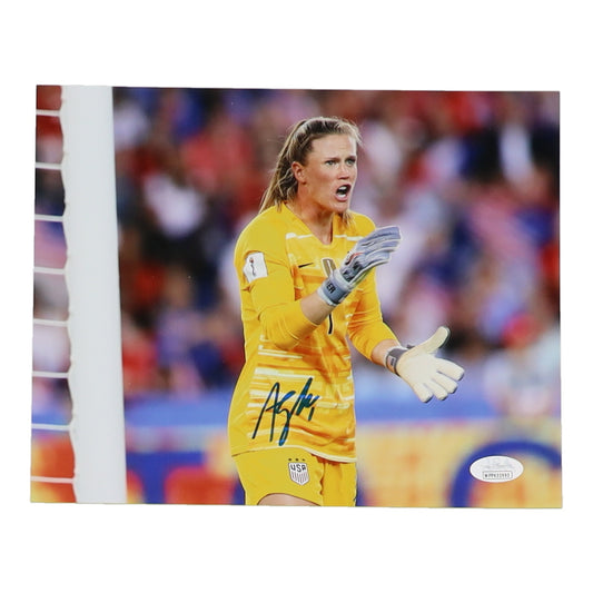 Alyssa Naeher Signed (JSA) Team USA 8x10 Photo - JSA Witnessed