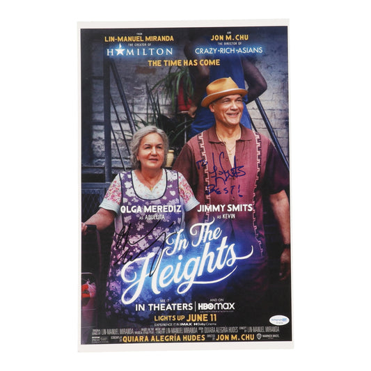 Jimmy Smits & Olga Merediz Signed "In The Heights" 11x17 Photo (ACOA)