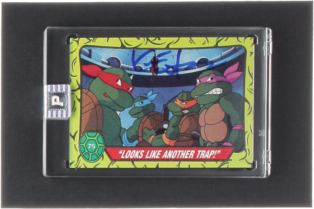 Kevin Eastman Signed 1989 Topps Teenage Mutant Ninja Turtles #75 Looks Like Another Trap (PA Encapsulated) - Co-Creator of Teenage Mutant Ninja Turtles