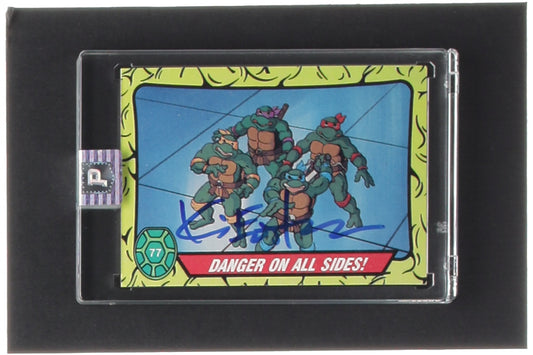 Kevin Eastman Signed 1989 Topps Teenage Mutant Ninja Turtles #77 Danger on All Sides (PA Encapsulated)  -   Co-Creator of Teenage Mutant Ninja Turtles