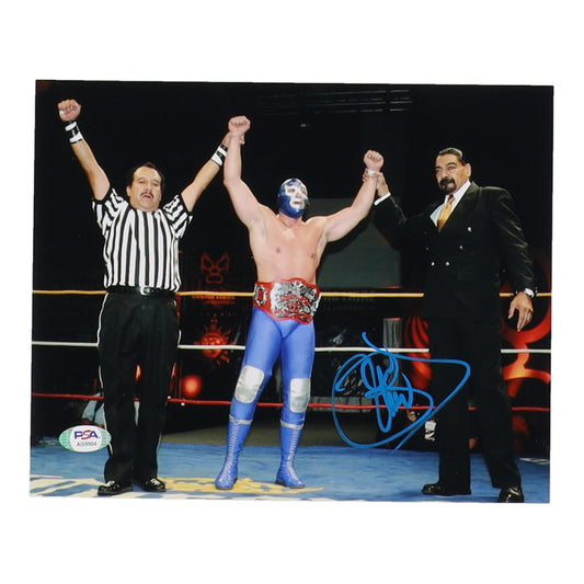 Blue Demon Jr. Signed 8x10 Photo (PSA)