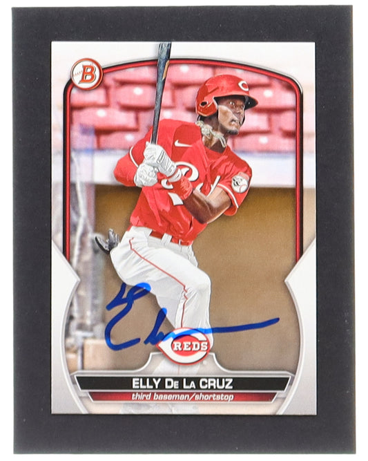 Elly De LA Cruz Signed 2023 Bowman Prospects #BP65 (JSA)  -  Rookie Card