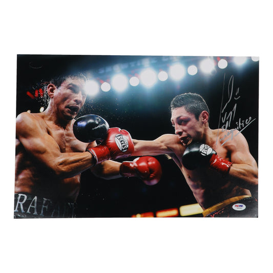 Israel Vazquez Signed 11x17 Photo (PSA)