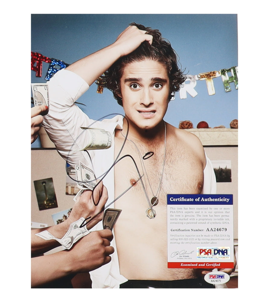 Diego Boneta Signed 8x10 Photo (PSA)