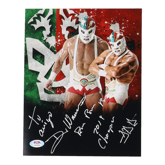 Dr. Wagner Jr. Signed (PSA) WWE 8x10 Photo Inscribed "2019" & "AAA Champion"