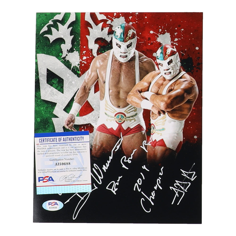 Dr. Wagner Jr. Signed (PSA) WWE 8x10 Photo Inscribed "2019" & "AAA Champion"