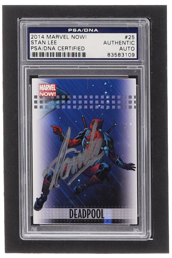 Stan Lee Signed Deadpool 2014 Marvel Now #25 (PSA)