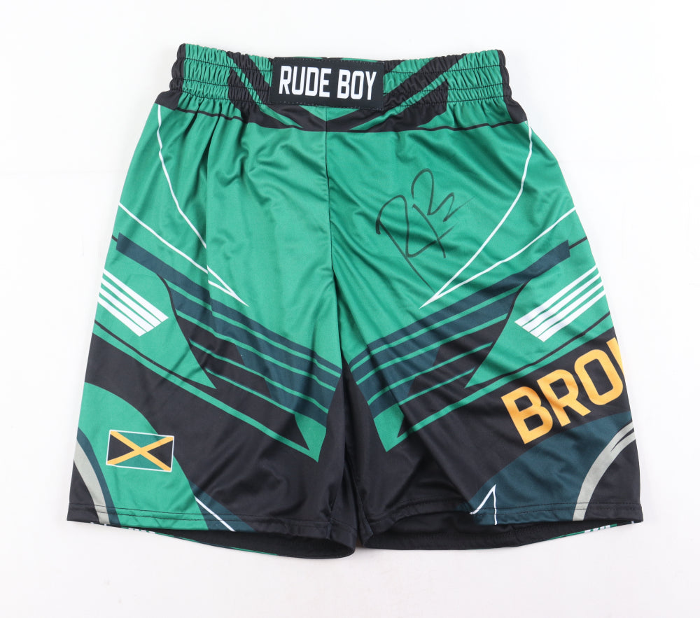 Randy "Rude Boy" Brown Signed UFC Fight Shorts (PA)