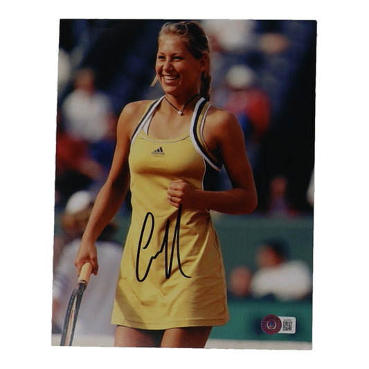 Anna Kournikova Signed 8x10 Photo (Beckett)