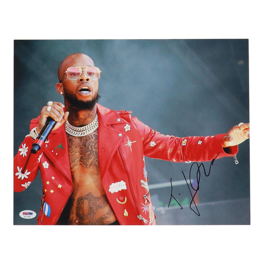 Tory Lanez Signed 11x14 Photo (PSA)
