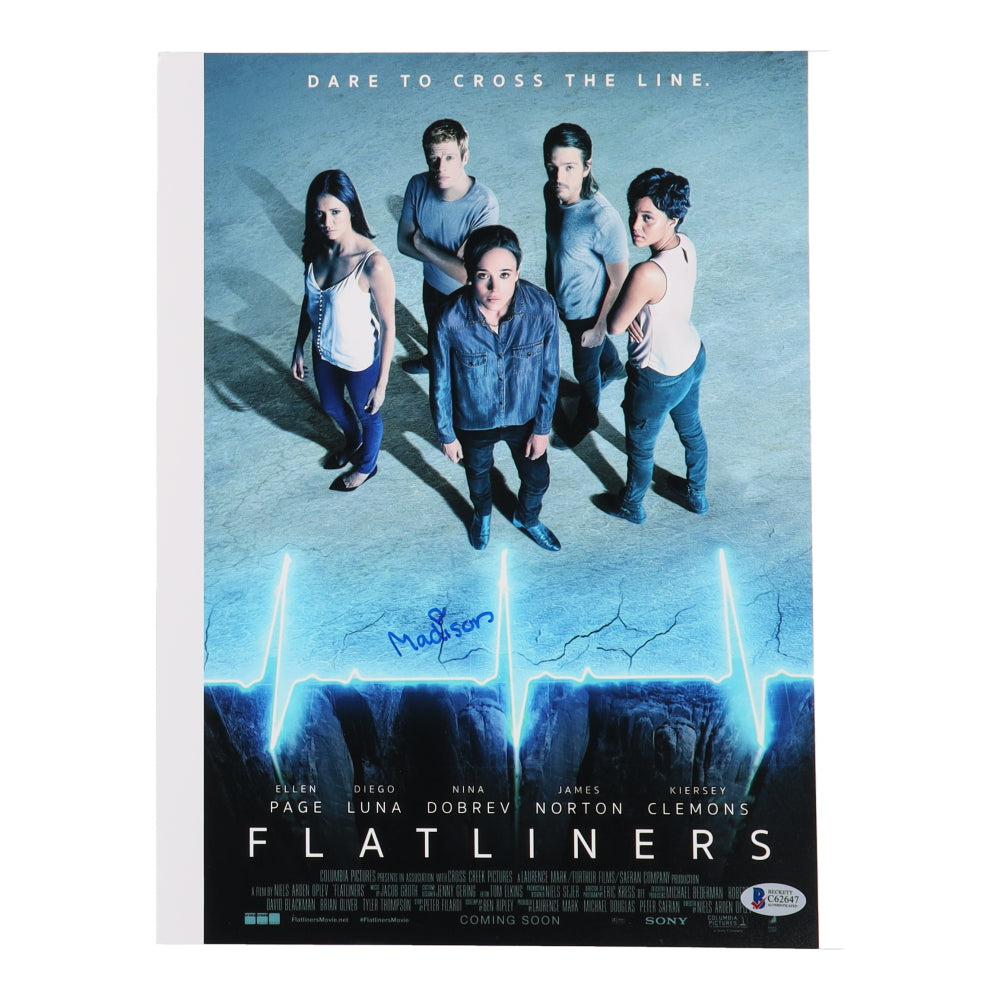 Madison Brydges Signed "Flatliners" 11x14 Photo (Beckett) - Tessa Holmes