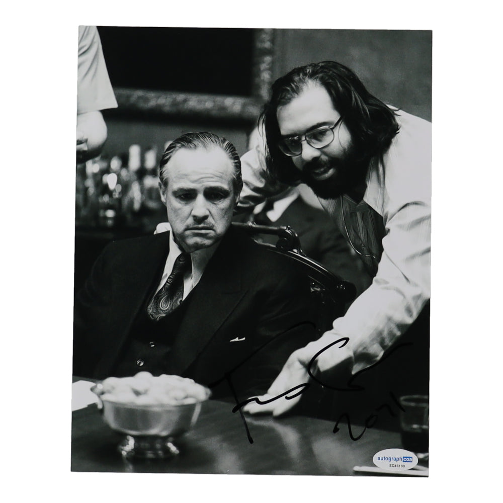 Francis Ford Coppola Signed (ACOA) "The Godfather" 8x10 Photo Inscribed "2021" - Director