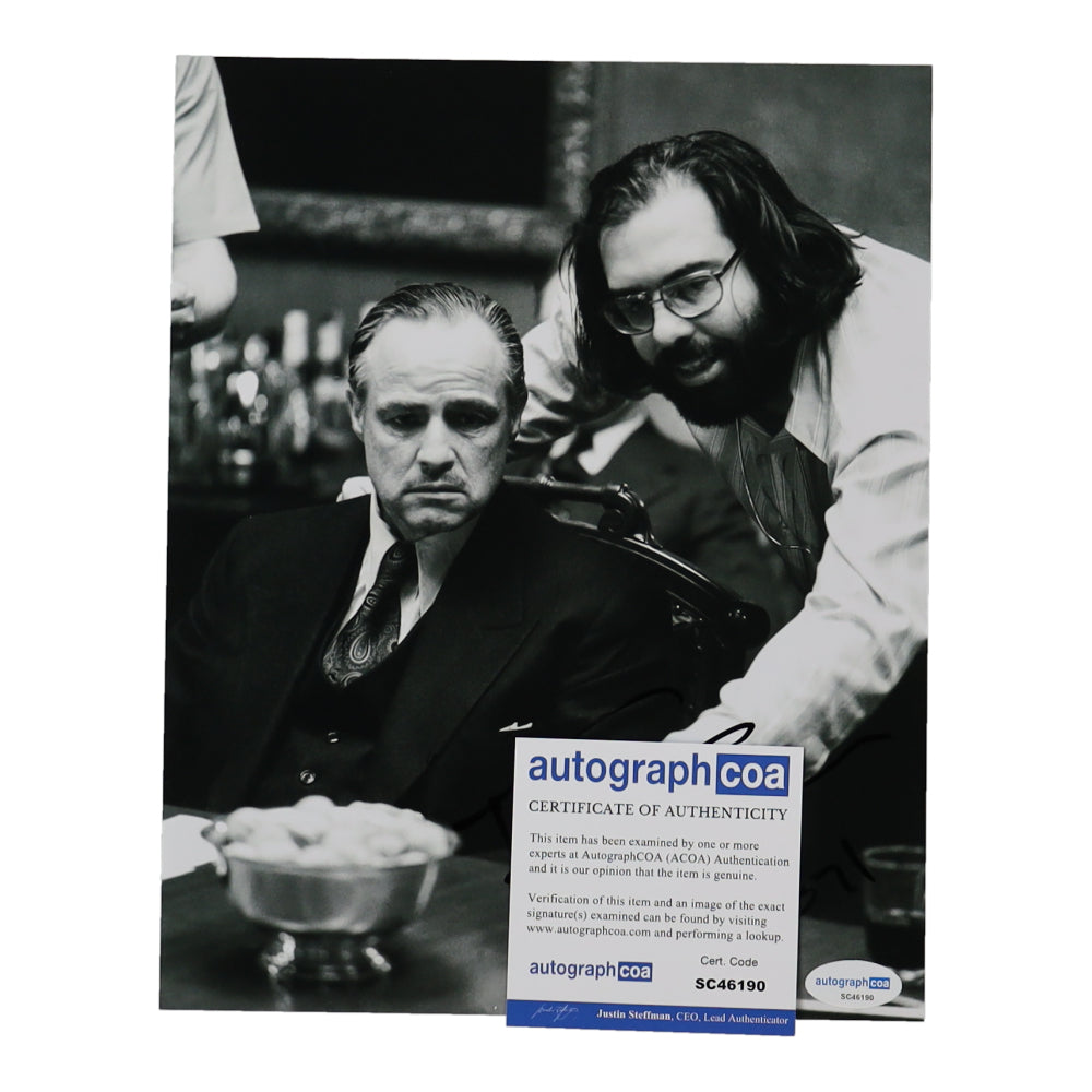 Francis Ford Coppola Signed (ACOA) "The Godfather" 8x10 Photo Inscribed "2021" - Director