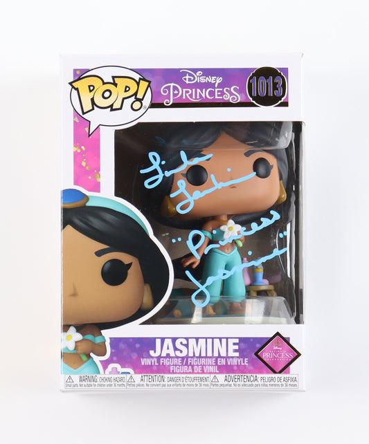 Linda Larkin Signed "Disney Princess" #1013 Jasmine Funko Pop! Vinyl Figure Inscribed "Princess Jasmine" (PA) - Voice of Princess Jasmine