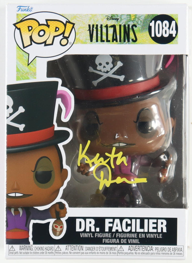 Keith David Signed (JSA) "Villains" #1084 Dr. Facilier Funko Pop Vinyl Figure - Voice of Dr. Facilier