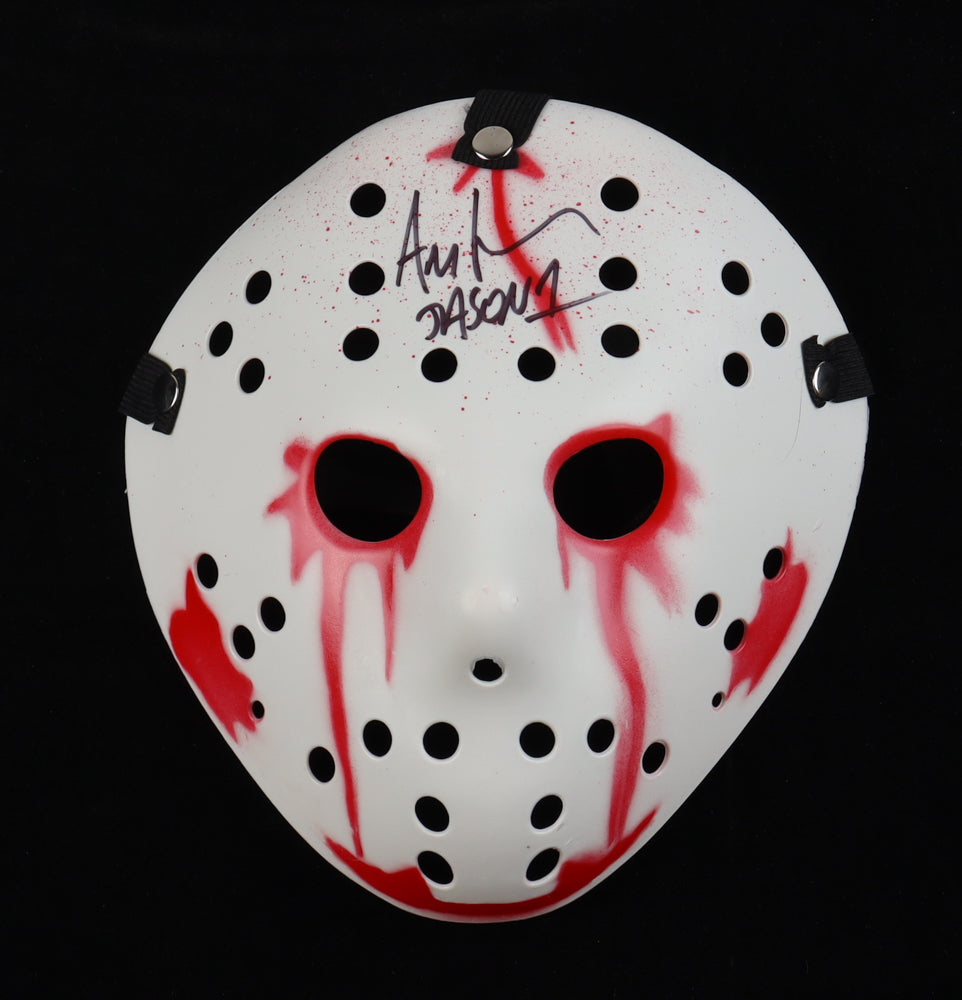 Ari Lehman Signed (Beckett) "Friday the 13th" Jason Mask Inscribed "Jason 1" - Beckett Witnessed