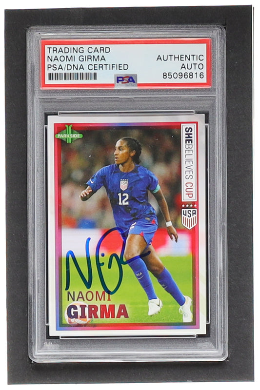 Naomi Girma Signed 2023 Parkside NWSL She Believes Cup #5 (PSA)