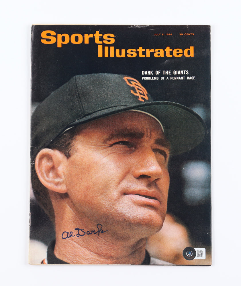 Alvin Dark Signed (Beckett) 1964 "Sports Illustrated" Magazine