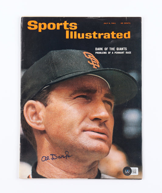 Alvin Dark Signed (Beckett) 1964 "Sports Illustrated" Magazine