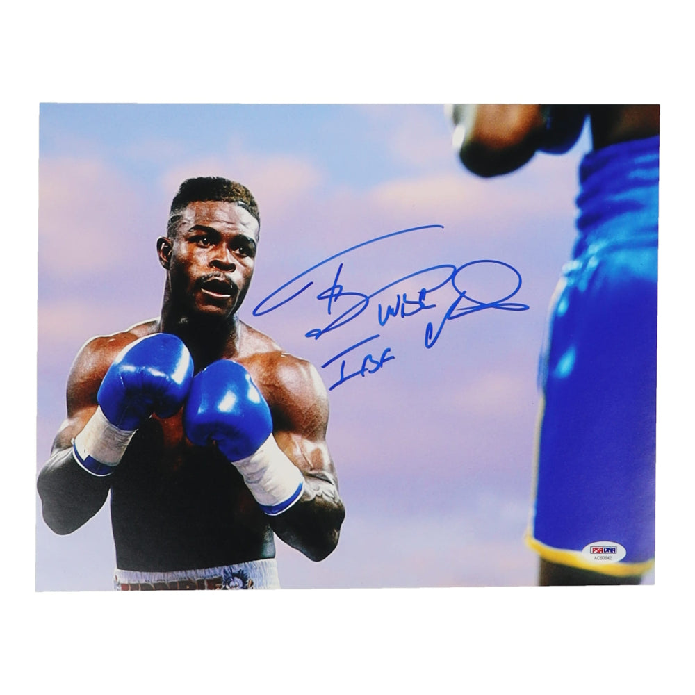 Terry Norris Signed 11x14 Photo with Inscription (PSA)