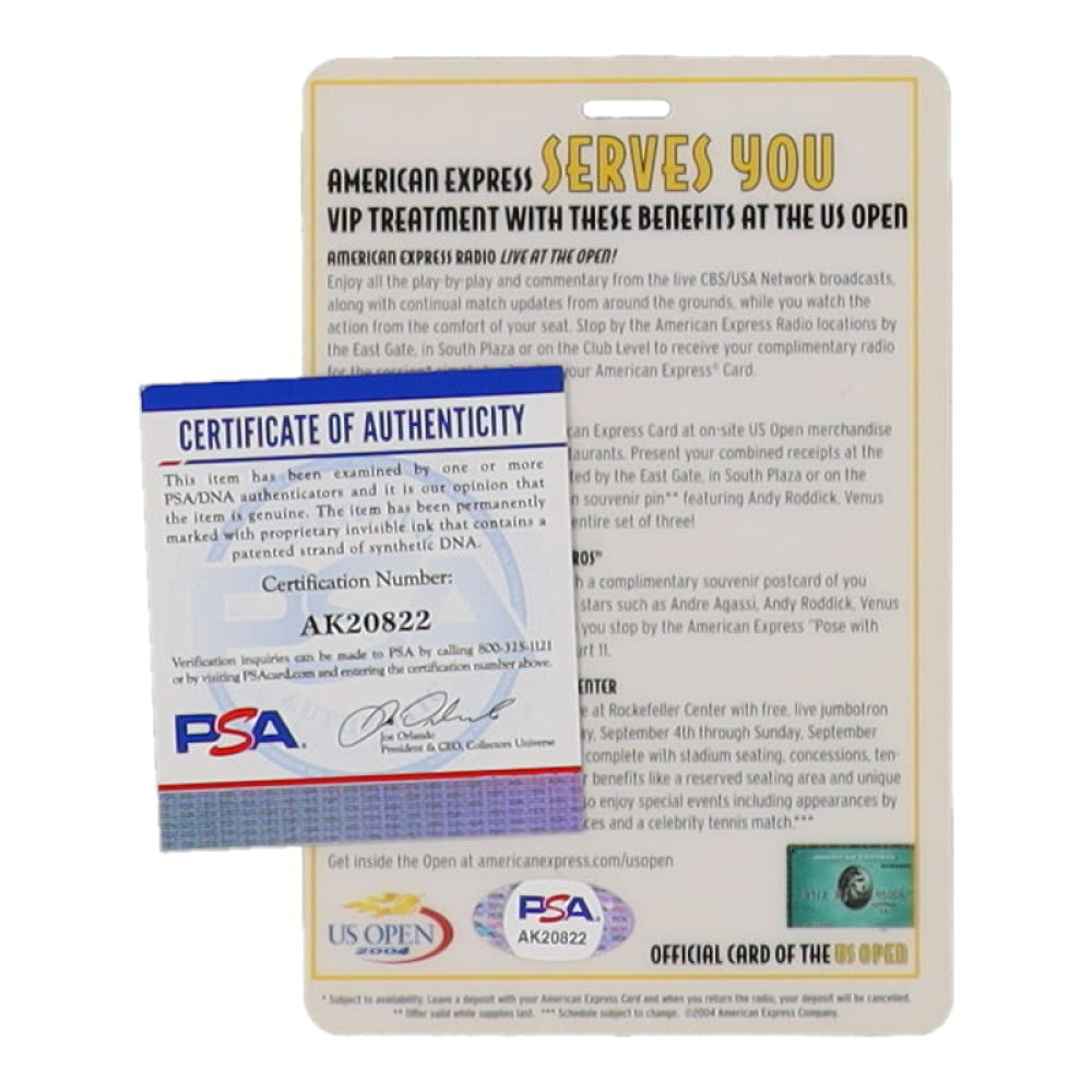 Bob Bryan & Mike Bryan Signed US Open Card (PSA)