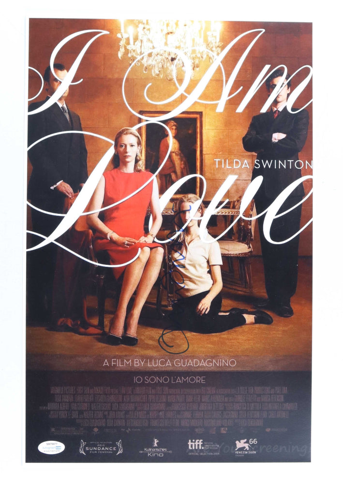 Tilda Swinton Signed "I Am Love" 11x17 Photo (AutographCOA) - Emma Recchi