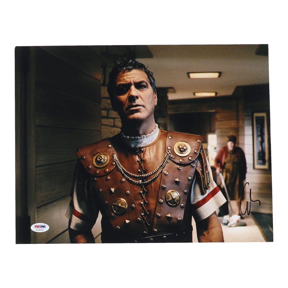 George Clooney Signed (PSA) "Hail, Caesar!" 11x14 Photo - Baird Whitlock