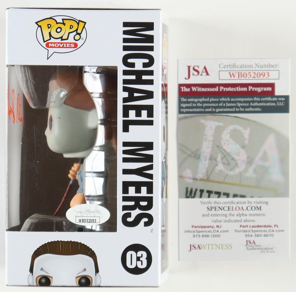 Will Sandin Signed (JSA) "Michael Myers" #03 Halloween Funko Pop! Vinyl Figure - Young Michael Myers