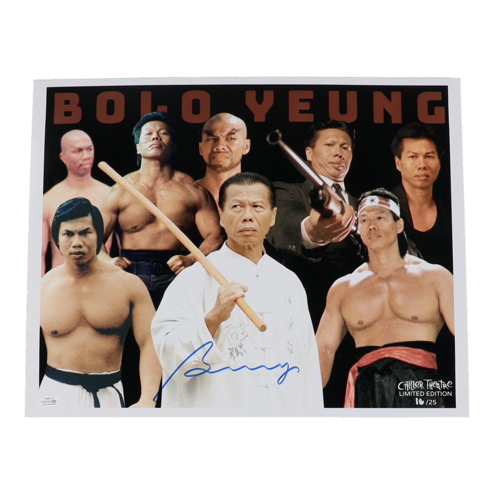 Bolo Yeung Signed LE 16x20 Photo (ACOA) - Limited Edition #16 / 25