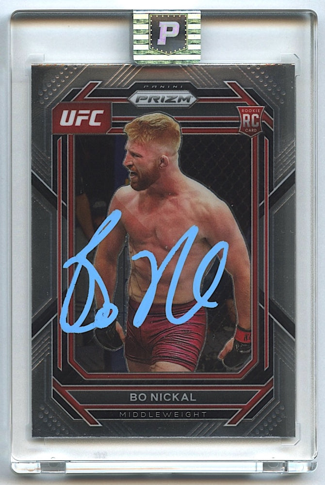 Bo Nickal Signed 2023 Panini Prizm UFC #103 RC (PA Encapsulated) - Hand-Signed Rookie Card