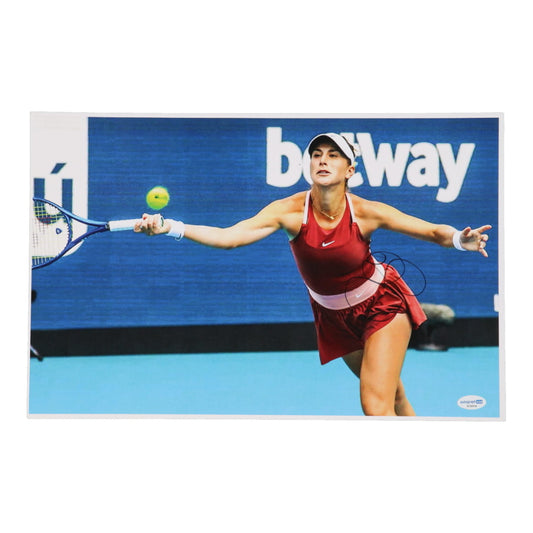 Belinda Bencic Signed 11x17 Photo (ACOA)