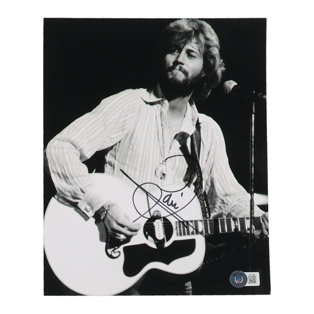 Barry Gibbs Signed 8x10 Photo (Beckett) - Bee Gees