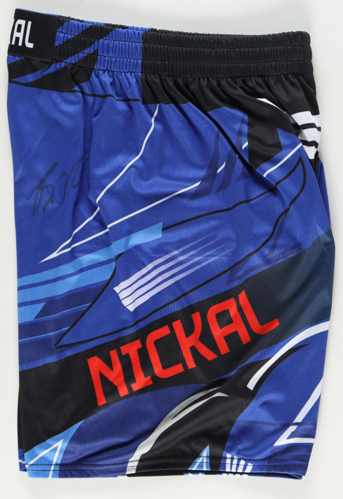 Bo Nickal Signed UFC Fight Shorts (Beckett) Beckett Witnessed