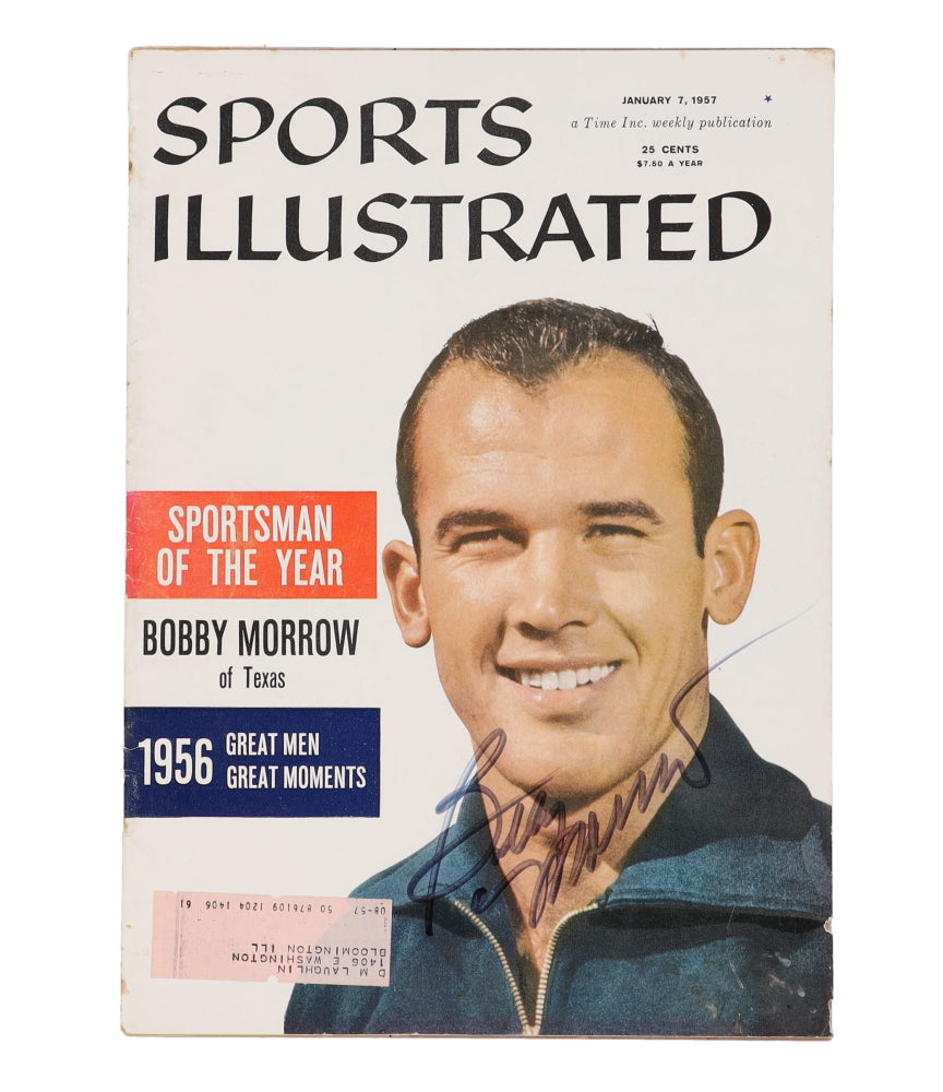 Bobby Morrow Signed 1957 "Sports Illustrated" Magazine (JSA)