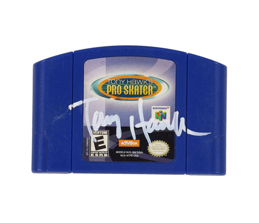 Tony Hawk Signed "Tony Hawk's Pro Skater" Nintendo 64 Game Cartridge (JSA)