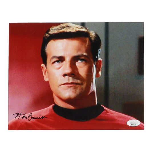 Michael Barrier Signed (JSA) "Star Trek: The Original Series" 8x10 Photo - DeSalle