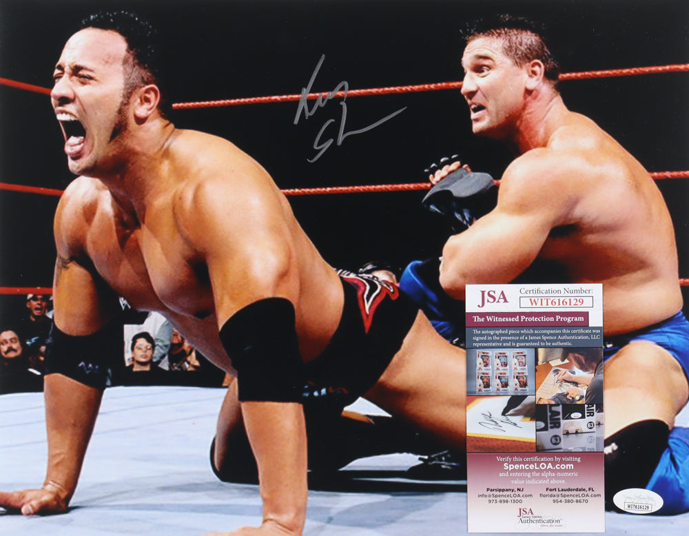 Ken Shamrock Signed WWE 11x14 Photo (JSA) - JSA Witnessed