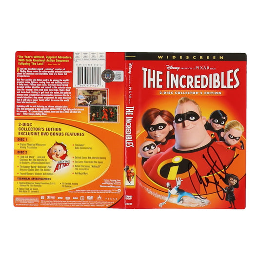 Craig T. Nelson Signed (Beckett) "The Incredibles" 7x11 DVD Cover - Bob Parr / Mr. Incredible