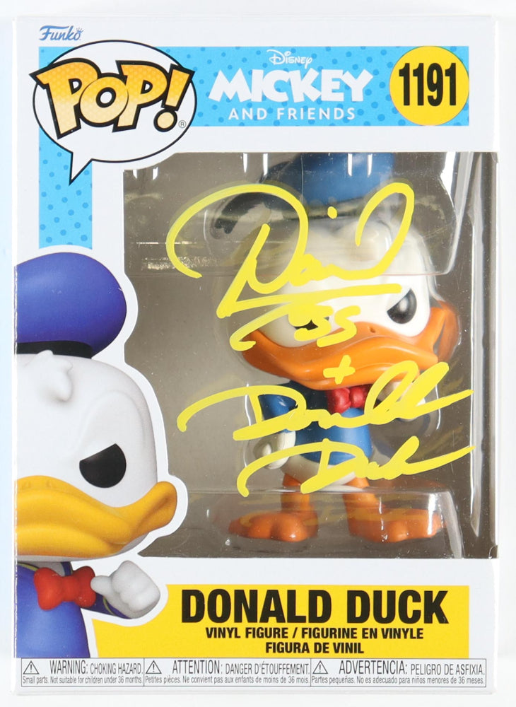 Daniel Ross Signed (JSA) "Mickey And Friends" #1191 Funko Pop! Inscribed "Donald Duck" - Voice of Donald Duck