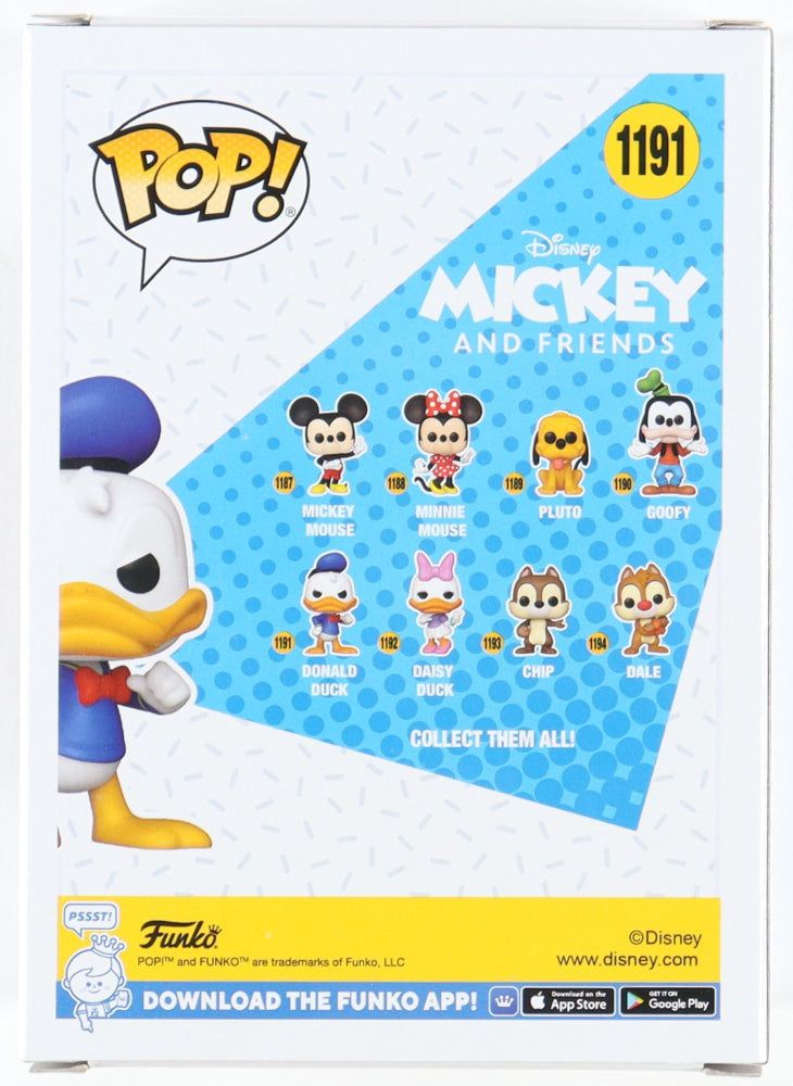 Daniel Ross Signed (JSA) "Mickey And Friends" #1191 Funko Pop! Inscribed "Donald Duck" - Voice of Donald Duck