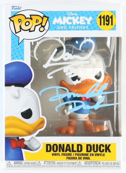 Daniel Ross Signed (JSA) "Mickey And Friends" #1191 Funko Pop! Vinyl Figure Inscribed "Donald Duck" - Voice of Donald Duck