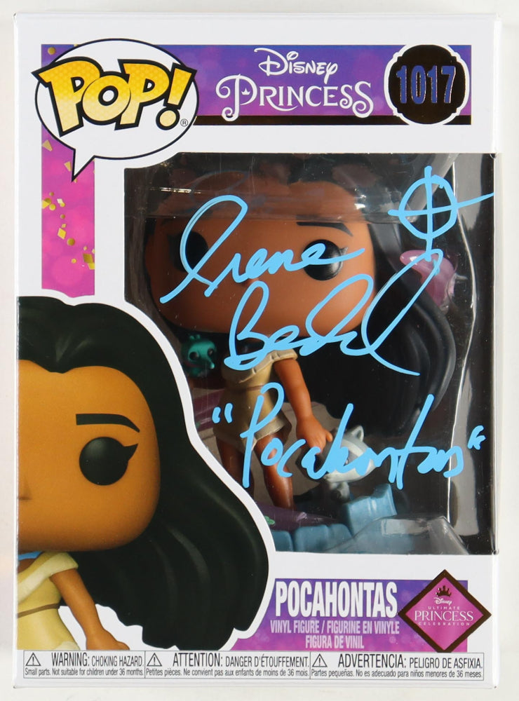 Irene Bedard Signed (JSA) "Disney Princess" #1017 Funko Pop! Inscribed "Pocahontas" - Voice of Pocahontas